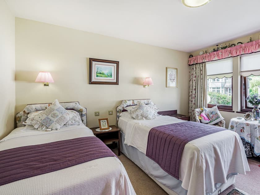 Twin bedroom | Yewdale Crags Apartment, Coniston