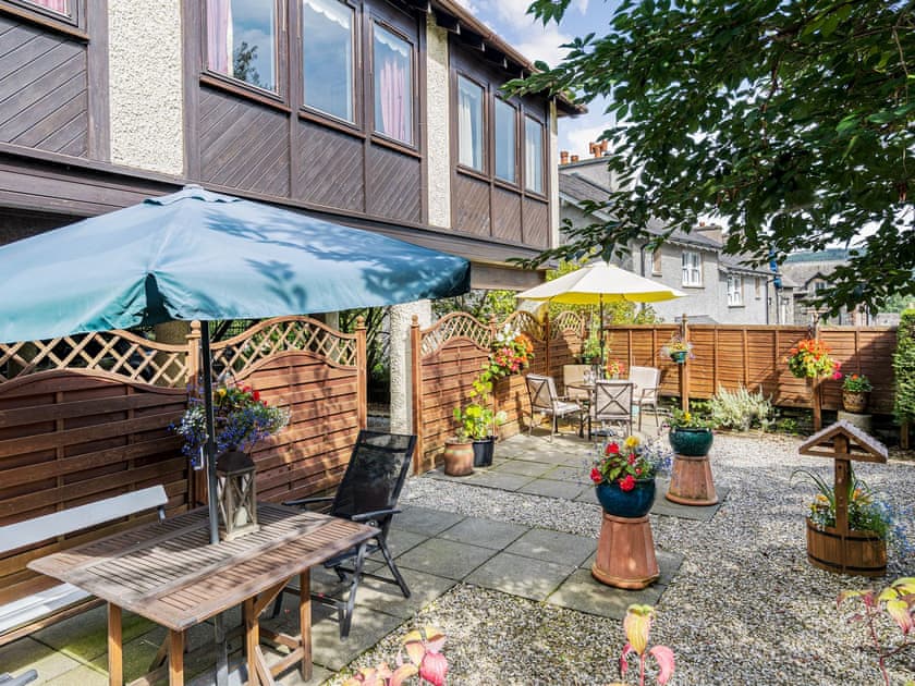 Sitting-out-area | Yewdale Crags Apartment, Coniston