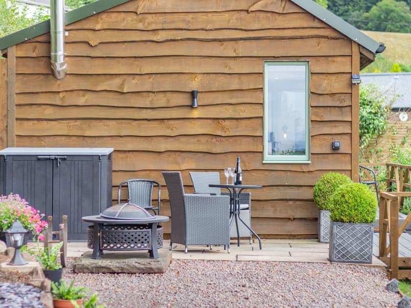Sitting-out-area | The Workshop, Grosmont, near Monmouth