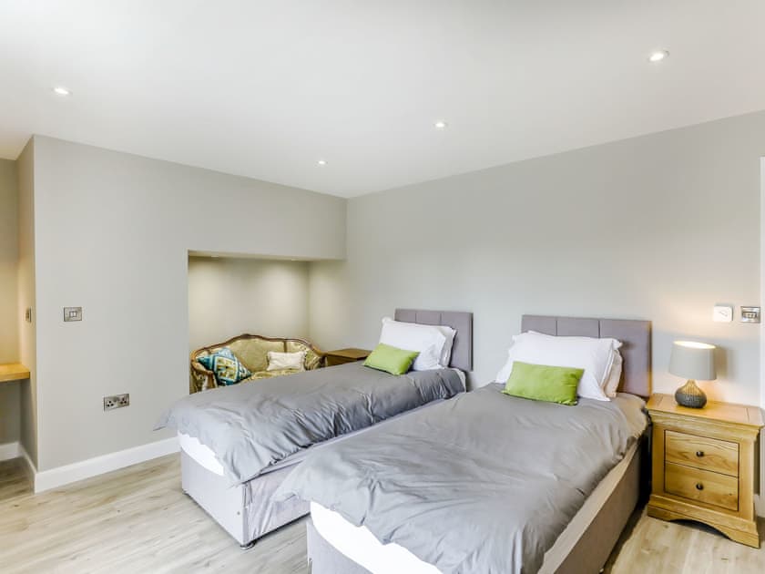 Twin bedroom | Upper Bryn Y Groes, Meifod