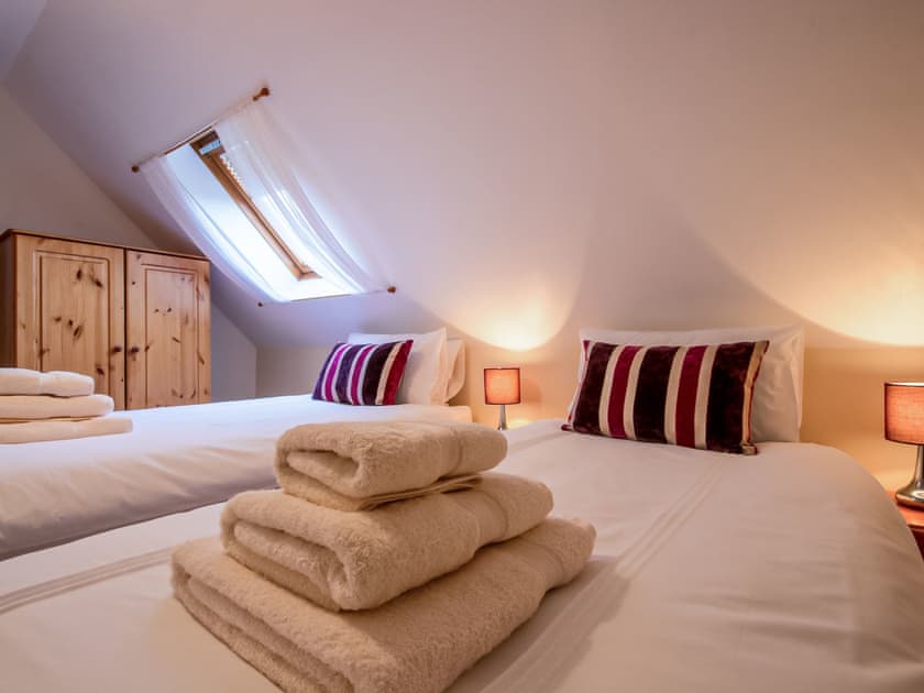 Twin bedroom | Lephin Cottage, Glendale, Near Dunvegan