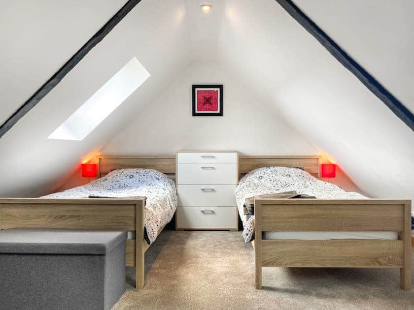 Twin bedroom | Kerrim Cottage, Ringford, near Castle Douglas