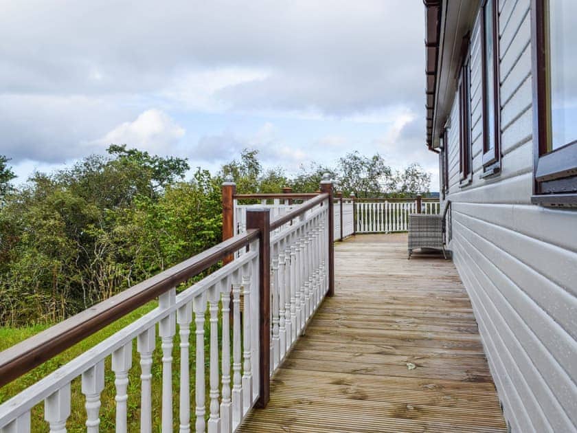 Decking | Catkin Lodge - Lunga Estate Lodges, Craobh Haven