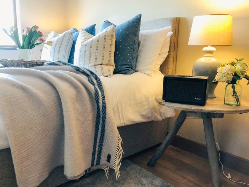 Double bedroom | Maes Y Bryn Farmhouse, Llansadwrn, near Llandeilo