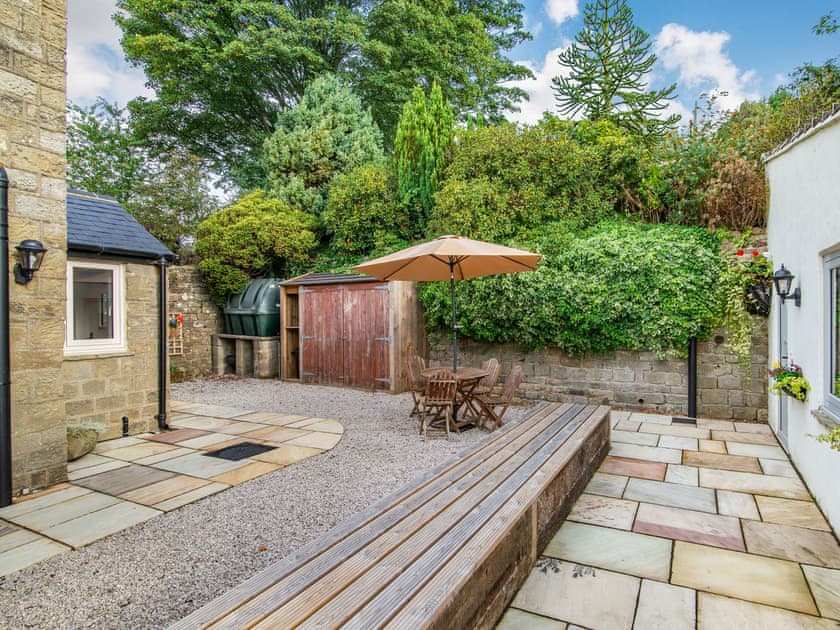 Patio | Kiln Hill Cottage, Blazefield, near Pateley Bridge