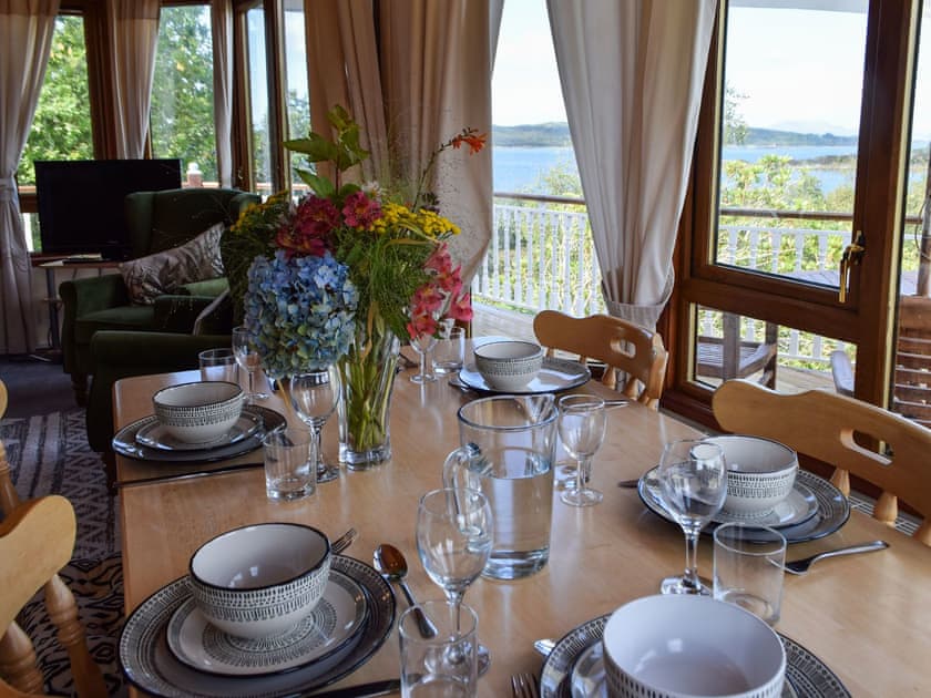 Dining Area | Teasel Lodge - Lunga Estate Lodges, Craobh Haven