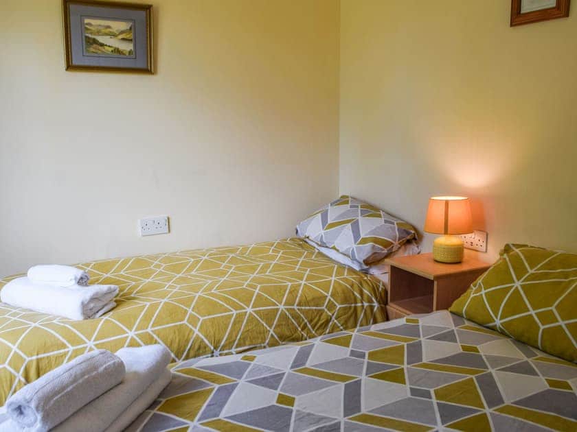 Twin bedroom | Teasel Lodge - Lunga Estate Lodges, Craobh Haven