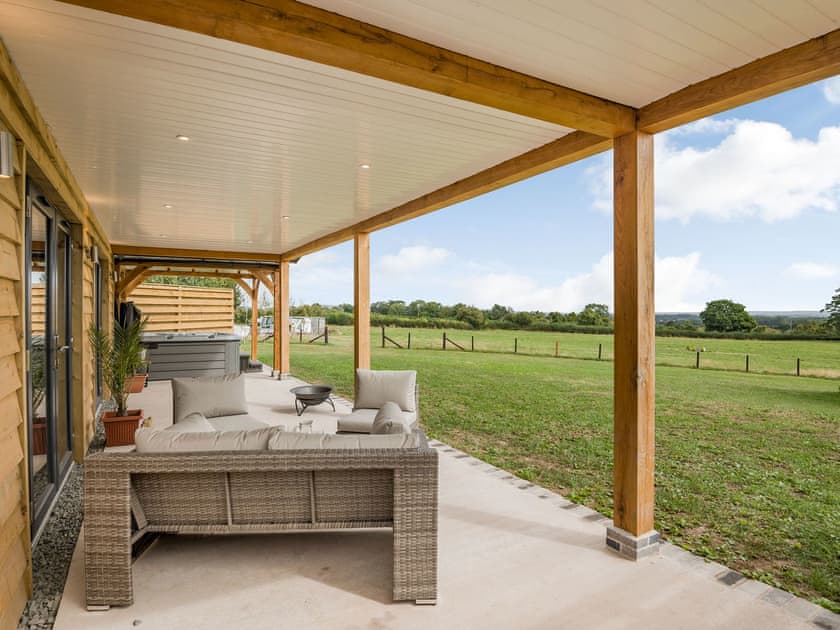 Terrace | Bramley Lodge - Upper Holme Lodges, Lyonshall, near Kington