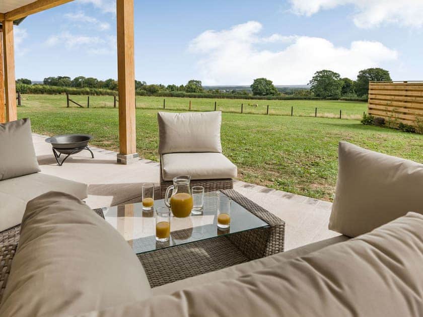 Terrace | Bramley Lodge - Upper Holme Lodges, Lyonshall, near Kington