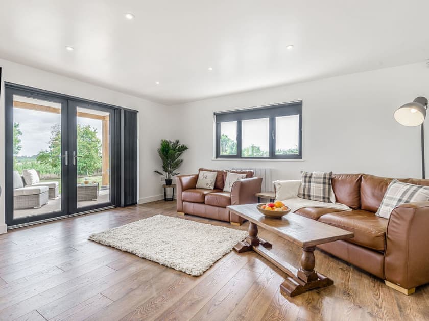 Living area | Oak Tree Lodge - Upper Holme Lodges, Lyonshall, near Kington