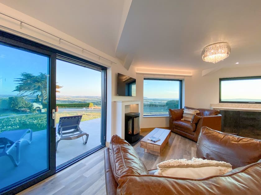 Living area | The View - Wooldown Holiday Cottages, Marhamchurch, near Bude