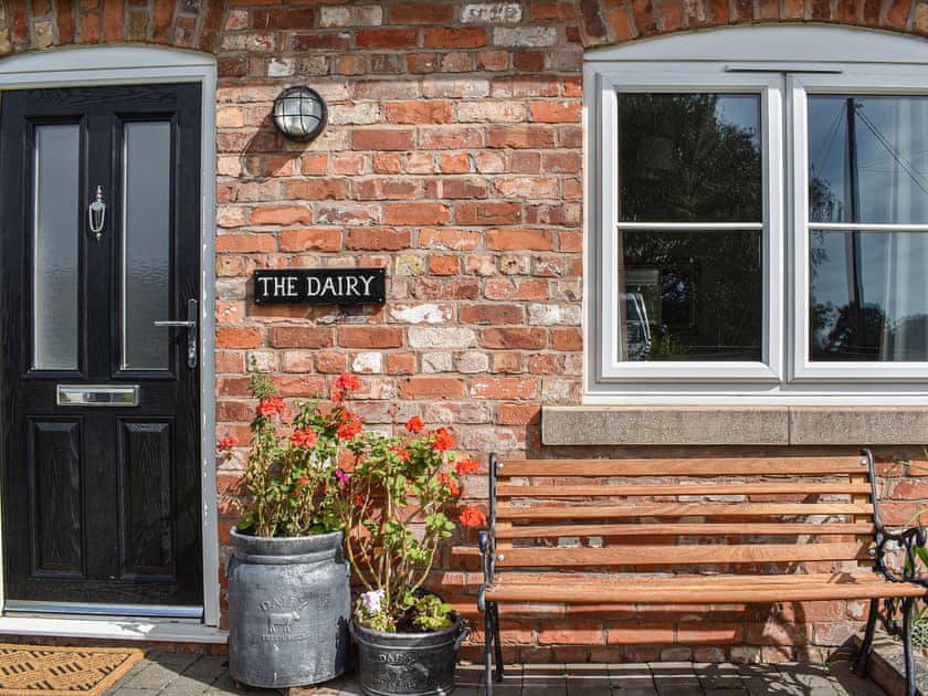 Outdoor area | The Dairy - Brook House Farm, Minshull Vernon, near Nantwich