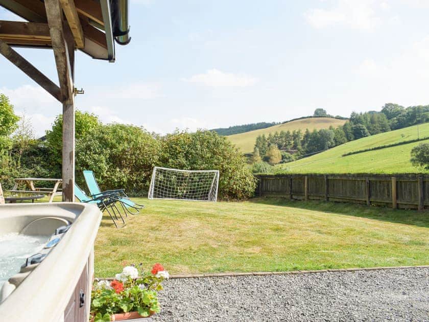 Garden | Heyope Cottage - Mill Farm Holiday Cottages, Heyope, near Knighton