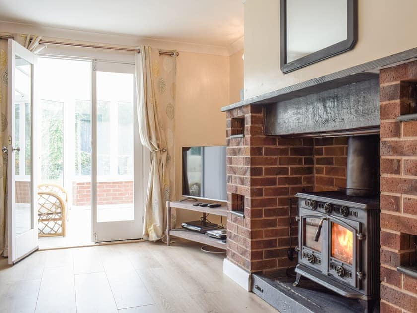 Living room | Hill View Lodge - Mill Farm Holiday Cottages, Heyope, near Knighton