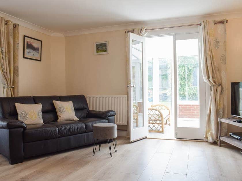 Living room | Hill View Lodge - Mill Farm Holiday Cottages, Heyope, near Knighton