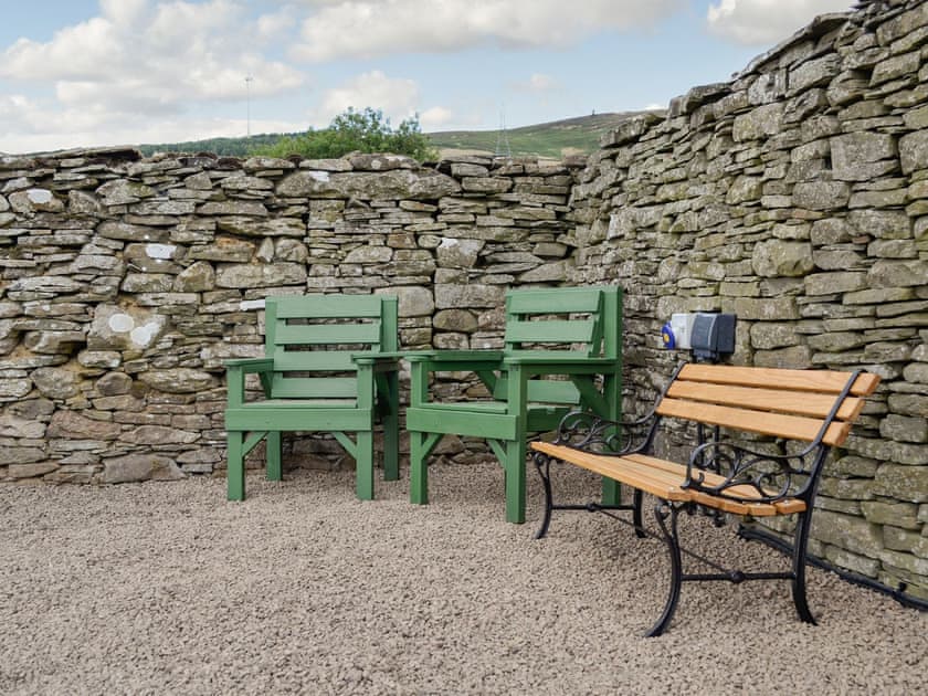 Outdoor area with EV charging point | Greenford Farm, Dundee