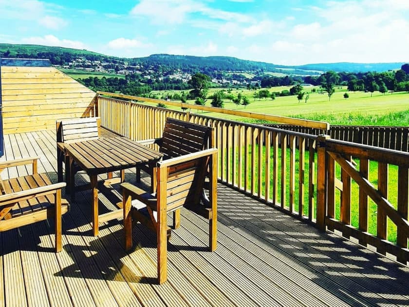 Terrace | Fairway View Cottage - Copper Beech Cottages, Rothbury