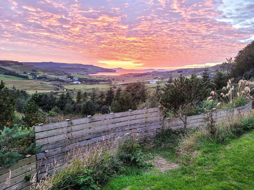 Sunset view from garden  | Gàrradh an Fhàsaich, Glendale