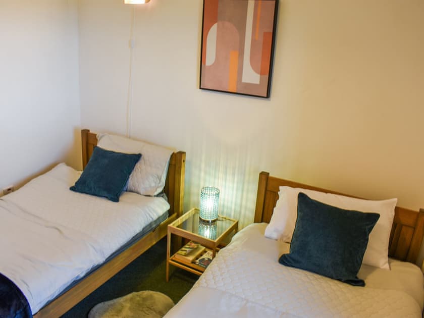 Twin bedroom | Corriecravie Farm Cottage, Sliddery and Lagg