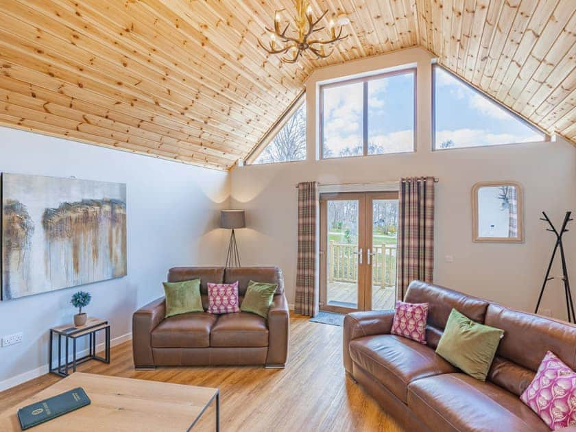 Living room | Thistle Lodge 20 - Kiltarlity Lodges, Beauly