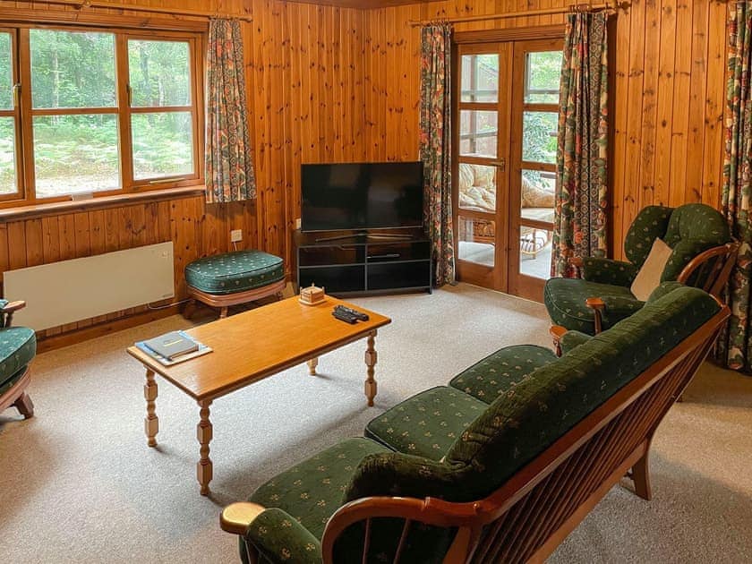 Living room | Eilean - Tullochwood Lodges, Rafford, near Forres