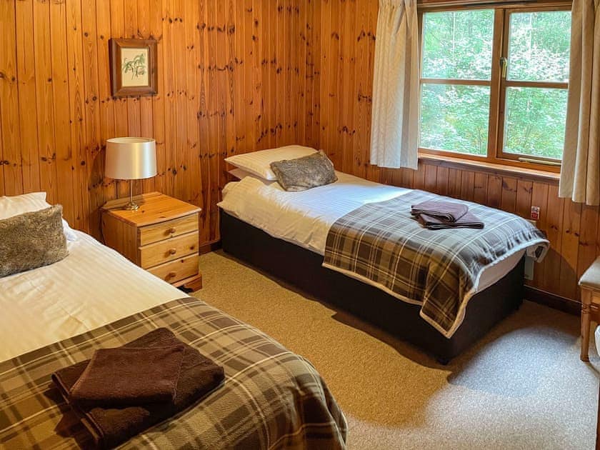 Twin bedroom | Gamrie - Tullochwood Lodges, Rafford, near Forres