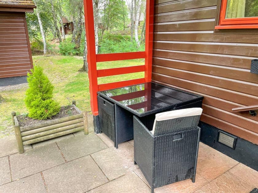 Terrace | Brodie - Tullochwood Lodges, Rafford, near Forres