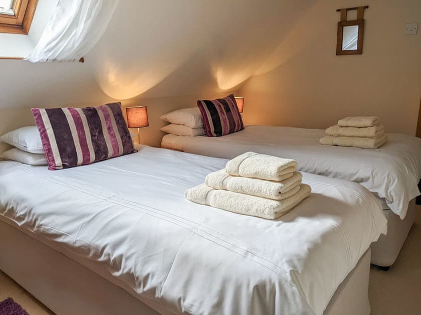 Twin bedroom | Lephin Cottage, Glendale, Near Dunvegan