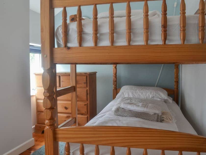 Bunk bedroom | Old Cart House - Treberfedd Farm, Lampeter, near Aberaeron