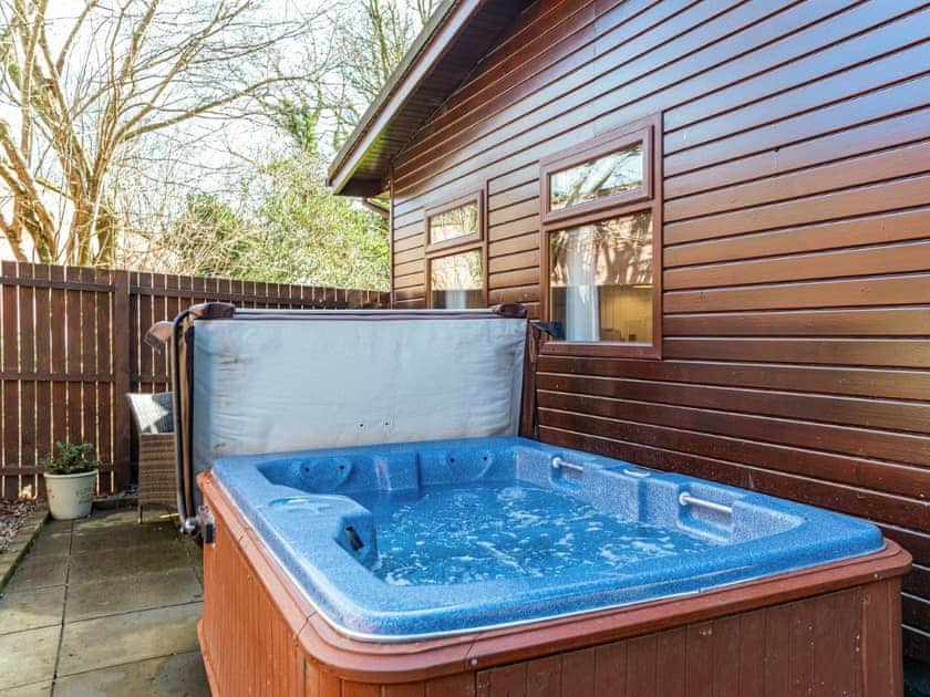 Hot tub | Bluebell Lodge 24 - Conifer Lodges, Newton Stewart