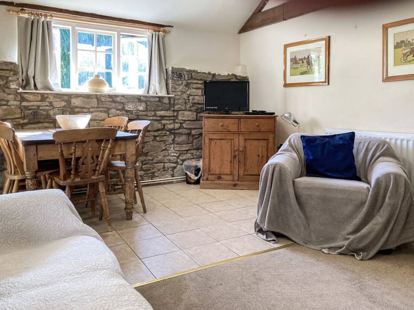 Living room/dining room | Stable - Werngochlyn Farm, Llantilio Pertholey, near Abergavenny