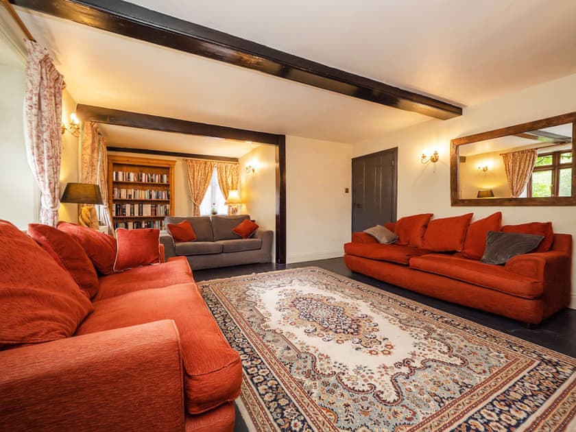 Lounge with OLED Smart TV and streaming services | The Norfolk Broads CottageFarthings, Wroxham