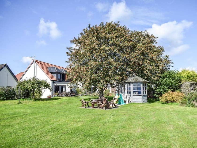 Children’s play area | Orchard House - Blinkbonny Cottages, Auchtermuchty