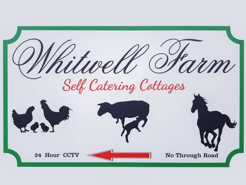 Direction Sign at the end of the road  | Whitwell Farm CottagesAshley’s, Whitwell Farm, Colyford, near Seaton