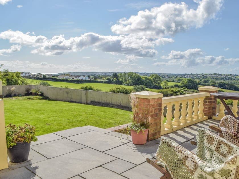 Patio | Sunshine Cottage, Kilgetty, near Saundersfoot