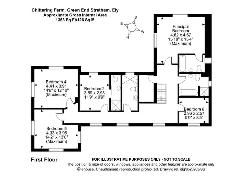 Floor plan | Chittering Farm, Stretham, Ely
