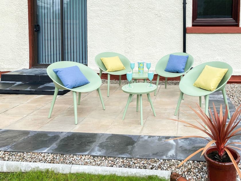 Patio | The Jacobite Retreat, Inverlochy, near Fort William