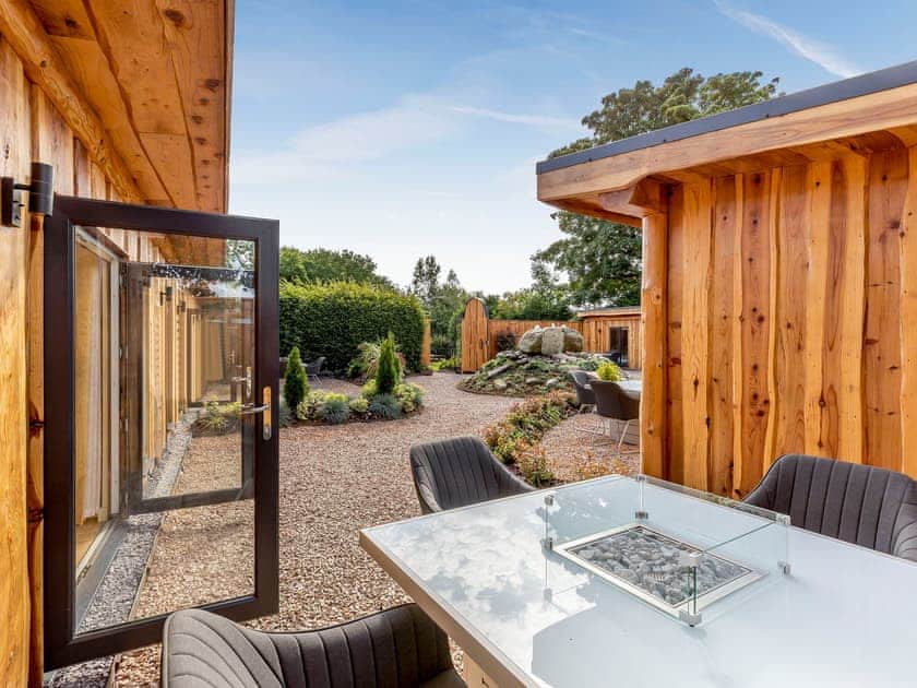 Sitting-out-area | Rhosyn - The Secret Garden, Llagadfan, Welshpool