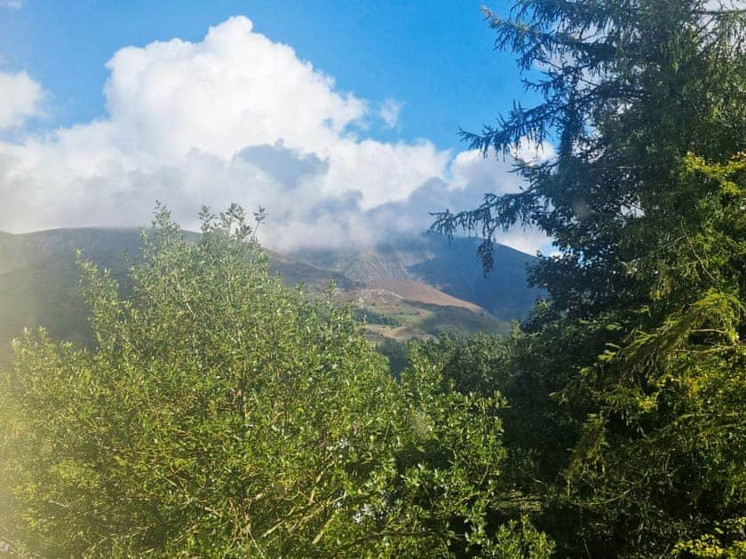 View from property looking towards Skiddaw | Harriet’s Hideaway, Thornthwaite, near Keswick