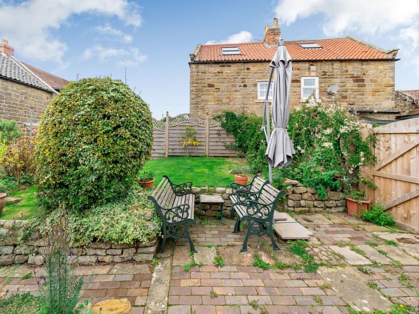 Outdoor area | Vinca Cottage, Burniston, near Scarborough