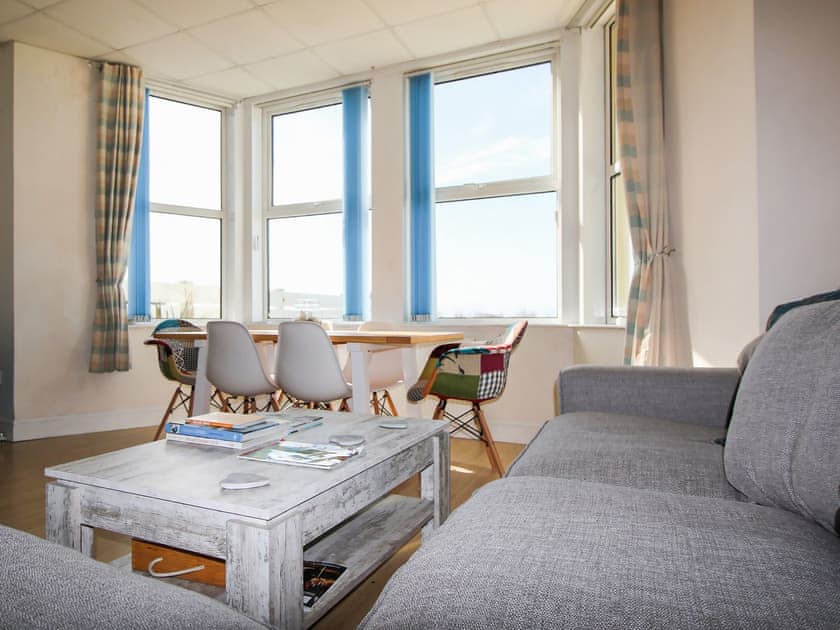 Dining Area | Beach Front Apartment, Tywyn