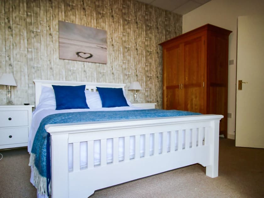 Double bedroom | Beach Front Apartment, Tywyn