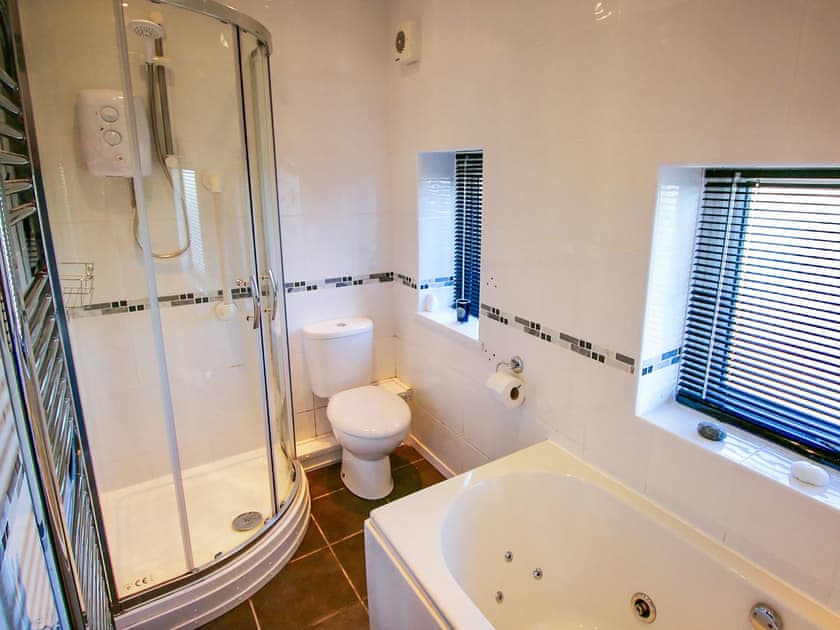 Bathroom | Beach Front Apartment, Tywyn
