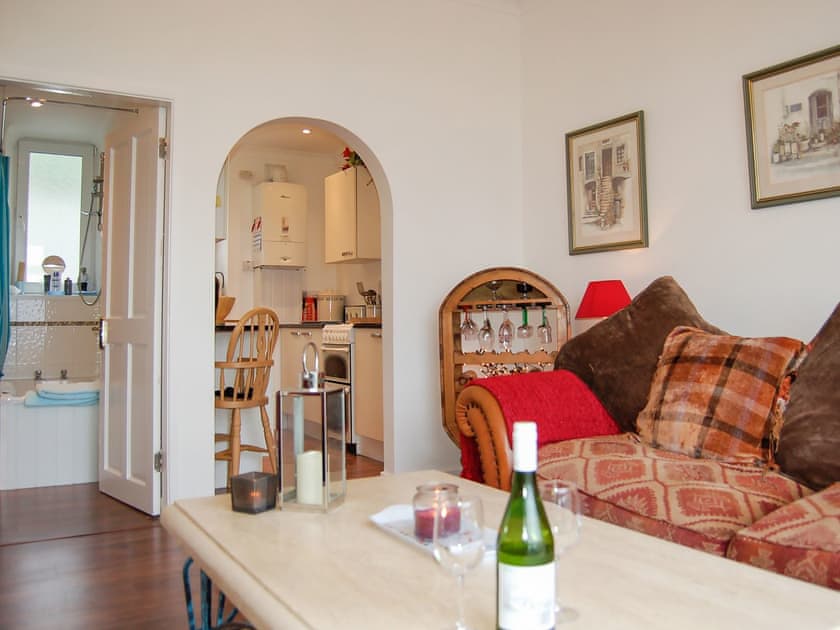 Open plan living space | Beach Vista Apartment 1, Barmouth