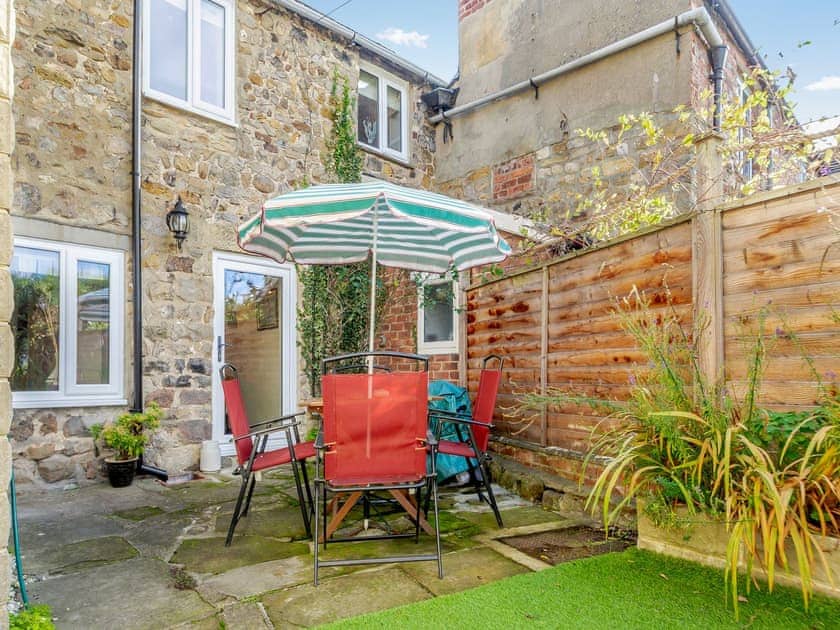 Outdoor area | Barbers Bolthole, Masham