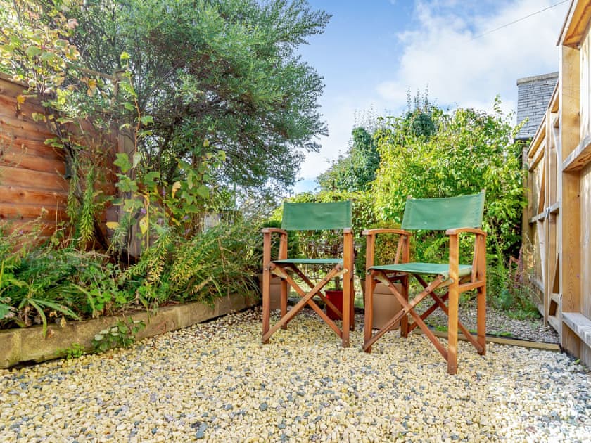 Outdoor area | Barbers Bolthole, Masham