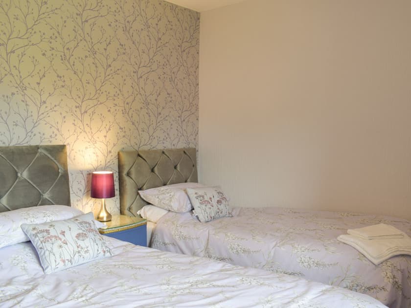 Twin bedroom | The Ramparts, Montgomery, near Welshpool