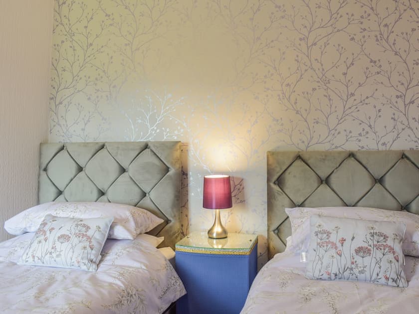 Twin bedroom | The Ramparts, Montgomery, near Welshpool