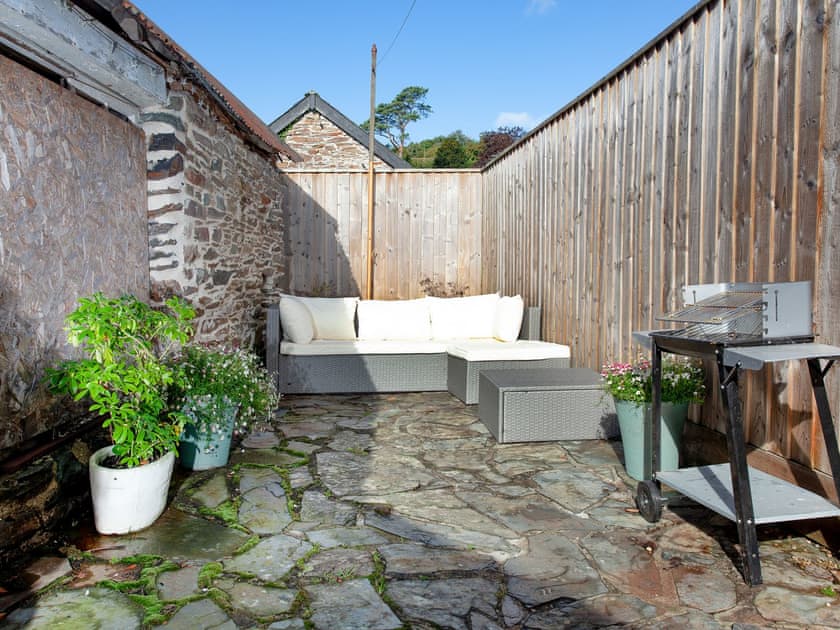 Outdoor area | The Barn House, Ugborough