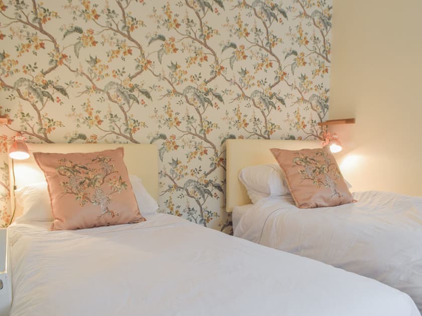 Twin bedroom | Castle Street Cottage, Narberth